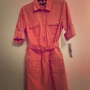 Shosanna Orange shirt dress - never worn